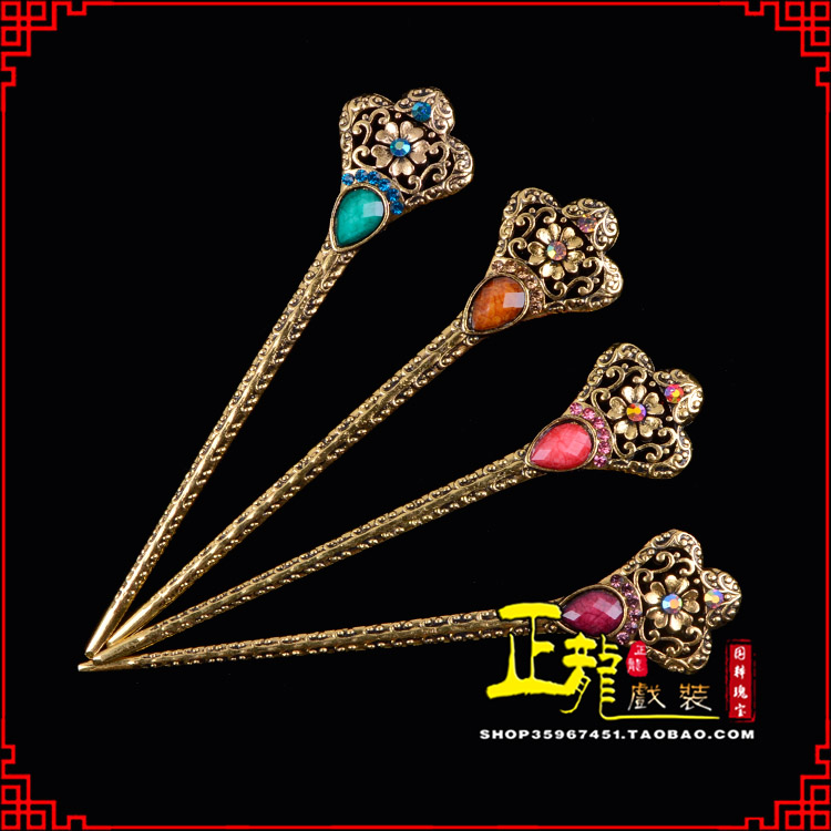 张北头饰老旦青衣员外夫人簪子 老旦发簪