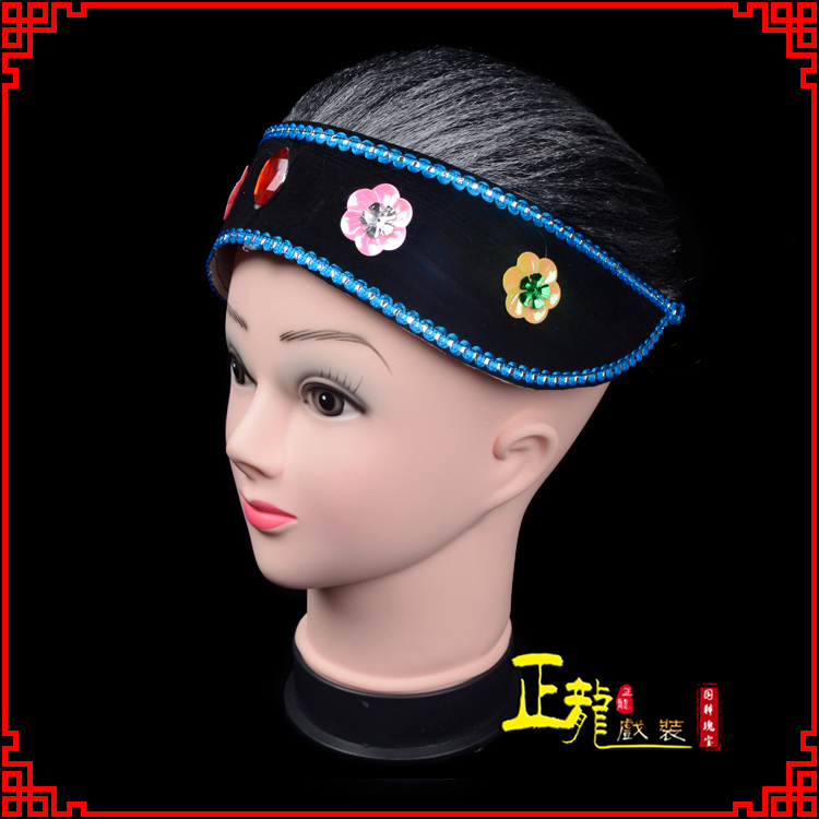 张北老旦媒婆穷老太婆假发套 老旦头套