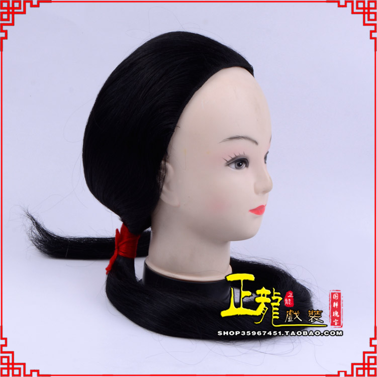 张北古装影视演出头套花旦假发 真发古装发