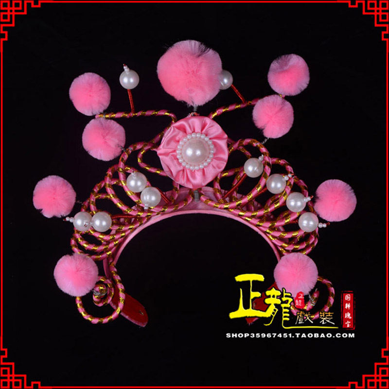 张北穆桂英花木兰盔帽 女兵额子