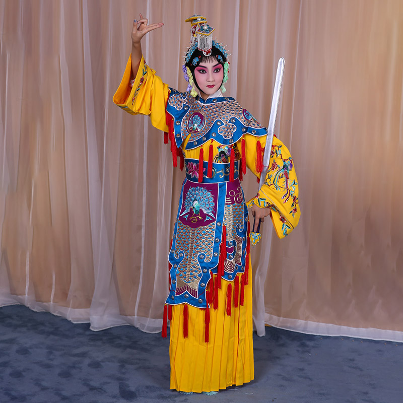 张北霸王别姬虞姬服 软绉别姬服