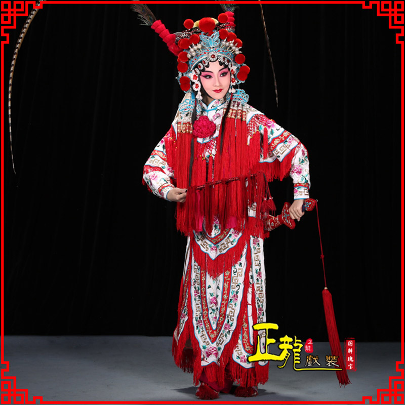 张北刀马旦改容战父 软绉镶边女改良靠