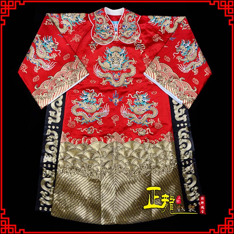 张北皇帝蟒袍全金八宝团龙蟒